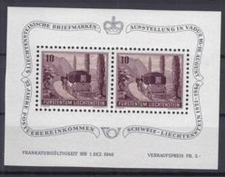 Liechtenstein 1946 Mi#Block 4 Mint Never Hinged - Nuevos