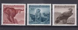 Liechtenstein 1947 Animals Mi#253-255 Mint Hinged - Nuevos