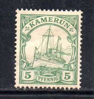 APR971 - KAMERUN CAMERUN 1900 , 5 Pf N. 8  Linguella Forte  * (2380A) - Kamerun