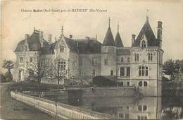 -dpts Div -ref-AJ954- Haute Vienne - Saint Mathieu - St Mathieu - Chateau Rocher ( Sud Ouest ) - Châteaux - - Saint Mathieu