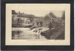 CPA Moulin à Eau Non Circulé Houdan Publicité Voir Scan Du Dos - Water Mills