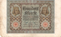 Billet De Banque Allemagne 100 Marks 1920 - 100 Mark