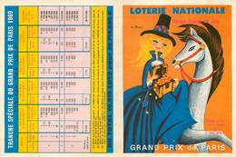 Publicités - Illustrateurs - Illustrateur - Loterie Nationale - Hippisme - Courses De Chevaux - Grand Prix De Paris - Reclame
