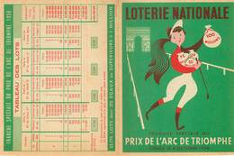 Publicités - Loterie Nationale - Hippisme - Courses De Chevaux - Prix De L'Arc De Triomphe - Publicidad