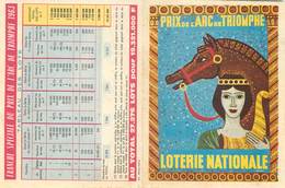 Publicités - Loterie Nationale - Hippisme - Courses De Chevaux - Prix De L'Arc De Triomphe - Reclame
