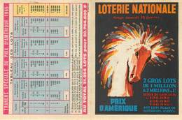 Publicités - Illustrateurs - Loterie Nationale - Hippisme - Courses De Chevaux - Prix D'Amérique - Illustrateur - Reclame