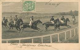 Sports - Hippisme - Hippodrome - Courses De Chevaux - 2 Scans - état - Reitsport