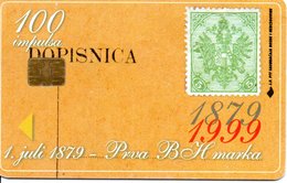 Timbre Stamp  Télécarte Bosnie 100 Impanica Phonecard  Karte (G 133) - Bosnien