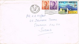 32700. Carta Aerea HONG KONG 1972 To Scotland. Stamp Cross Harbour Tunnel - Covers & Documents