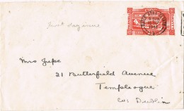 32701. Carta BAILE ATHA CLIAT (Dublin) Eire 1946. F.D.C. Parnell Davitt - Cartas & Documentos