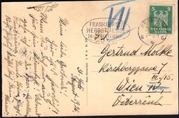 Germany Berlin 1926 / Frankfurter Herbstmesse, ATM / Potsdam, Sanssouci, Eingang Mit Durchblick Zum Schloss - Autres & Non Classés