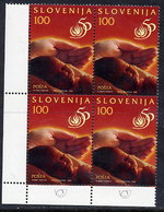 SLOVENIA 1998 UN Declaration Of Human Rights Block Of 4 MNH / **  Michel 239 - Eslovenia