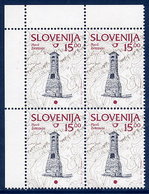 SLOVENIA 1998 Cultural Heritage Definitive 15 T.block Of 4 MNH / **.  Michel 234 - Slovénie