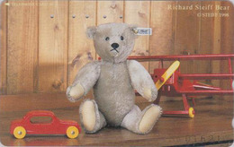 TC Japon / 110-196651 - Jouet  - Série 3/8 - STEIFF TEDDY BEAR - OURS NOUNOURS * GERMANY Rel. ** Japan Phonecard - 752 - Juegos