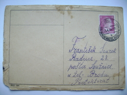 Postcard 1944 - Röchlitz (Kr. Reichenberg. Sudetenland) - Hitler 6 Pf. - Sudetenland