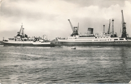 CPA - France - Thèmes - Bateaux - Calais - Départ Du Bateau Pour L'Angleterre - Paquebots