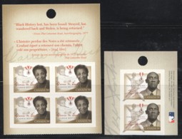 2011  Black History Month Carrie Best Booklet Pane Of 4, F. Jenkins Pane Of 2 Sc 2433-4 - Neufs