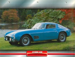 VOITURE D'EXCEPTION - FERRARI 250 GT + FICHE TECHNIQUE - FORMAT 285X220 . PAPIER GLACE - Voitures