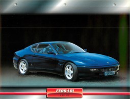 VOITURE D'EXCEPTION - FERRARI 456 GT + FICHE TECHNIQUE - FORMAT 285X220 . PAPIER GLACE - Voitures