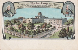 Litho AK Maxen Gasthof Finkenfang Finckenfang A Kreischa Reinhardtsgrimma Glashütte Hausdorf Lungkwitz Cunnersdorf Dohna - Maxen