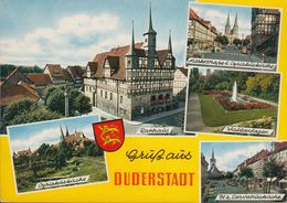 D-37115 Duderstadt - Stadtansichten - Marktstraße - Rathaus - Kirche - Duderstadt