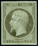 Neuf Avec Charnière N° 11, 1c Olive, T.B. - Andere & Zonder Classificatie