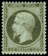 Neuf Avec Charnière N° 19a, 1c Bronze Bien Centré T.B. - Autres & Non Classés