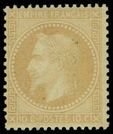 Neuf Avec Charnière N° 28B, 10c Bistre Type II T.B. - Other & Unclassified