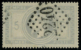 Oblitéré N° 33, 5f Napoléon T.B. Signé Calves Et Brun - Other & Unclassified