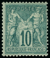 Neuf Avec Charnière N° 65, 10c Vert, Type I, T.B. - Andere & Zonder Classificatie