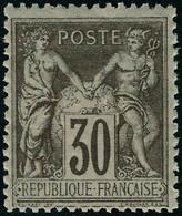 Neuf Sans Charnière N° 80 + 80a, Les 2 Nuances Du 30c, Type II, Dont N° 80 Bdf. T.B. - Other & Unclassified