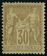 Neuf Avec Charnière N° 80, 30c Brun Jaune Type II, T.B. - Other & Unclassified
