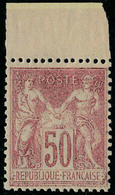 Neuf Sans Charnière N° 104, 50c Rose Type I, Bon Centrage, Bdf, T.B. - Otros & Sin Clasificación