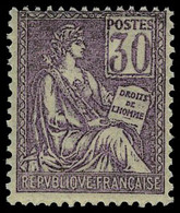 Neuf Sans Charnière N° 115, 30c Violet T.B. - Andere & Zonder Classificatie