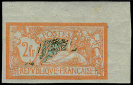 Neuf Sans Charnière N° 145e, 2f Orange Et Vert Bleu ND, Cdf, Cl Sur Bdf, Qq Adhérences T.B. - Andere & Zonder Classificatie