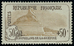 Neuf Sans Charnière N° 153, 50c + 50c Orphelins, TB, Signé Calves + Brun, Bon Centrage - Other & Unclassified