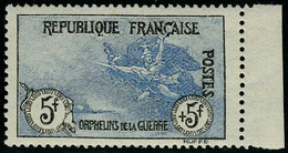 Neuf Avec Charnière N° 155, 5f + 5f Orphelins, Bdf, Cl, Très Bien Centré, Superbe - Other & Unclassified