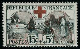 Neuf Sans Charnière N° 156, 15c + 5c Croix Rouge, Bien Centré, T.B. - Other & Unclassified