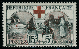 Neuf Sans Charnière N° 156, 15c + 5c Croix Rouge, Bien Centré, T.B. - Andere & Zonder Classificatie