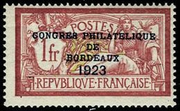 Neuf Sans Charnière N° 182. 1f Congrès De Bordeaux. T.B. - Other & Unclassified