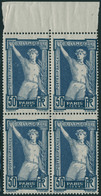 Neuf Sans Charnière N°183/186. La Série Jeux Olympiques 1924. Blocs De 4. T.B. - Andere & Zonder Classificatie