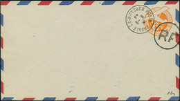 Lettre Entier Postal US 6c Orange, Surcharge RF, Oran, Càd Poste Navale Bureau N° 83 - 8.9.44, TB, Signé Mayer - Andere & Zonder Classificatie