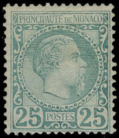 Neuf Avec Charnière N° 6, 25c Vert Charles III Bien Centré, Cl, T.B. - Altri & Non Classificati