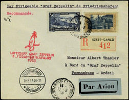 Lettre Zeppelin 5è SAF 1933 Pour Le Brésil, T.B. - Sonstige & Ohne Zuordnung