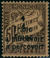 Neuf Avec Charnière N°17a. 1f S/50c Double Surcharge. T.B. Signé Brun - Andere & Zonder Classificatie