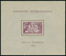 Neuf Sans Charnière 1937, Exposition Internationale De Paris, La Série Complète Des  24 Blocs, T.B. - Other & Unclassified