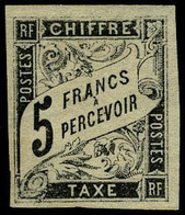 Neuf Avec Charnière N° 12, 13 Et 14, 1f, 2f Et 5f Noir T.B. Signés - Otros & Sin Clasificación