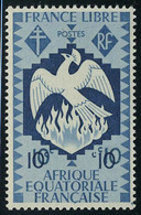 Neuf Sans Charnière N° 142a, 10c Bleu Gris Double Impression De La Valeur, T.B. - Andere & Zonder Classificatie