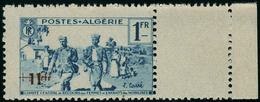 Neuf Sans Charnière N° 159a. 1f + 1f, Double Surcharge, Bdf, T.B. Maury - Altri & Non Classificati