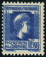 Neuf Sans Charnière N° 214a, 1f50 Bleu Double Impression T.B. - Andere & Zonder Classificatie